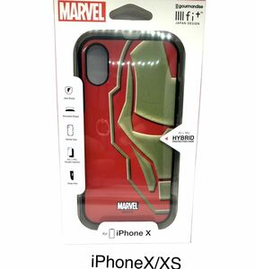 * new goods unused *Marvel IRON MANma- bell Ironman iPhoneX iPhoneXS I ho n10 iPhone XS hard case 