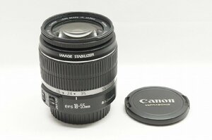 【アルプスカメラ】良品 Canon キヤノン EF-S 18-55mm F3.5-5.6 IS ズームレンズ APS-C 221225g