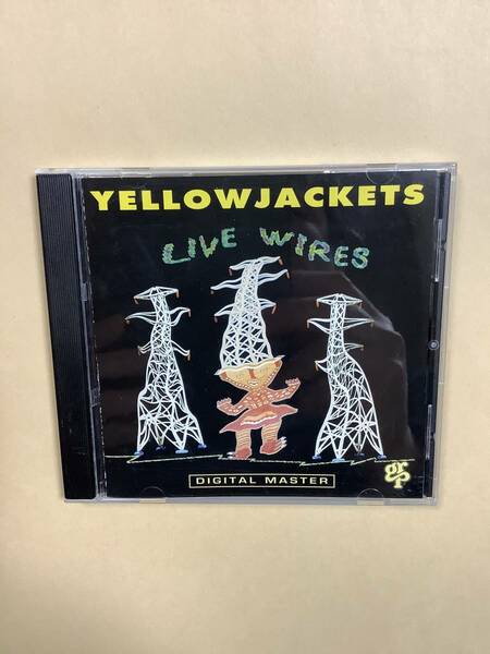 送料無料 イエロージャケッツ 「LIVE WIRES」ライヴ10曲 国内盤