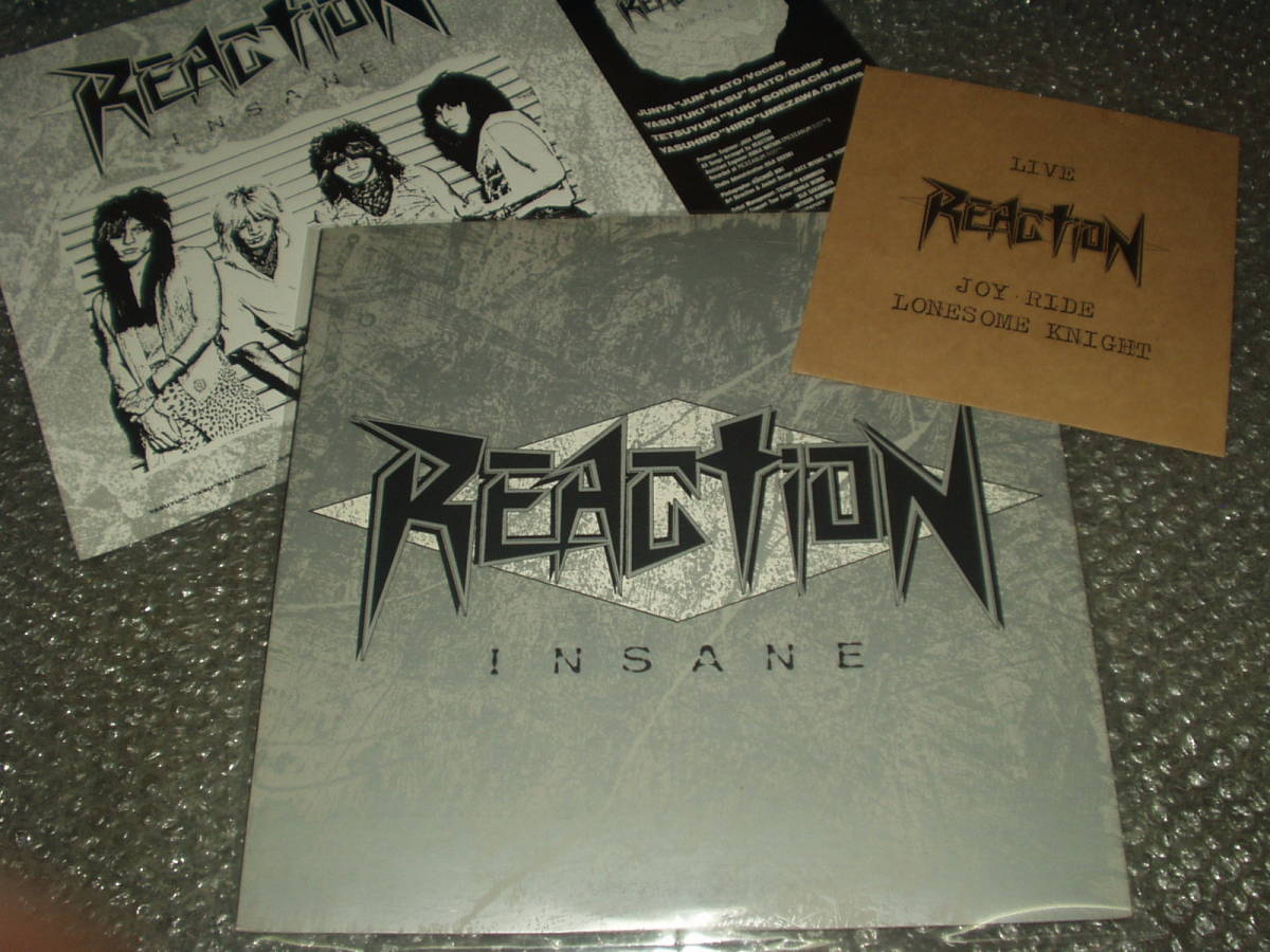 リアクション REACTION INSANE アナログLP 初回プレス 激レア