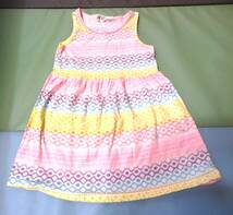 ベビー 子供服 サマードレス H&M 購入 サイズ90 綿100% とてもかわいい お出かけ用にしていた物_画像1