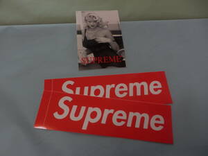 Supreme シュプリーム 21SS ノベルティ ステッカー ボックスロゴ他 ３枚セット 新品 正規品