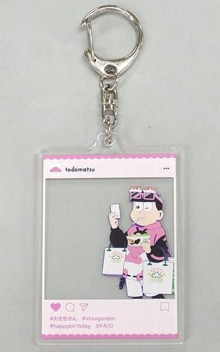★おそ松さん★ミックスガーデン限定/SNS風★アクリルキーホルダー★トド松★新品★