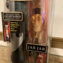 スターウォーズ Star Wars Episode 1 JAR JAR BINKS Collector Watch Light Saber Display 腕時計 コレクション_画像2