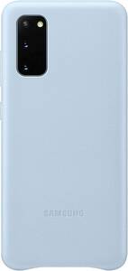 ◆Galaxy S20 ◆ Leather Back Cover レザーカバー【Samsung純正】(Blue/ブルー) [並行輸入品]