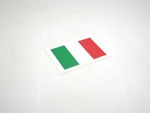 イタリア国旗 ステッカー 防水 シール 8cm_画像2