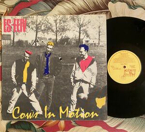 Es-Feiv Yellow & Red LP Cows In Motion .. Kix 4u Records.. サイコビリー ロカビリー