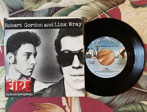 Robert Gordon With Link Wray 1978 US Press 7inch Fire .. Private Stock - PS-45203 ロカビリー