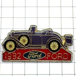  значок * Ford фирма античный машина * Франция ограничение булавка z* редкость . Vintage было использовано булавка bachi