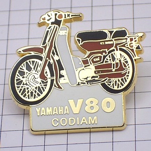  значок * Yamaha. мотоцикл 2 колесо V80* Франция ограничение булавка z* редкость . Vintage было использовано булавка bachi