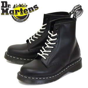 Dr.Martens (ドクターマーチン) 24758001 1460Z 8ホール レザーブーツ ホワイトステッチ BLACK UK6-約25.0cm