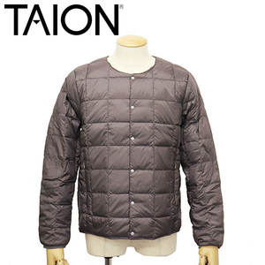 TAION (タイオン) 104 CREW NECK BUTTON DOWN JKT ボタンダウンジャケット TA004 GRAY XL