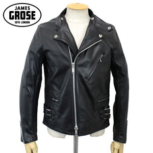 JAMES GROSE (ジェームスグロース) G05-12 MEN'S KANSAN JACKET(メンズカンサンジャケット) BLACK ブラック JG003-42