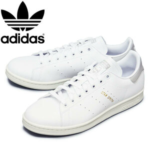 adidas (アディダス) GX6286 STAN SMITH スタンスミス スニーカー フットウェアホワイトxフットウェアホワイトxグレー AD114 24.0cm