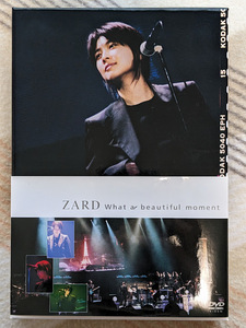 ZARD　What a beautiful moment　ライブDVD 　本編＋特典ディスク　ブックレット付　坂井泉水　