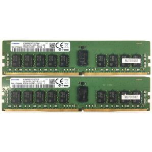 【8GB×2枚セット】SAMSUNG PC4-2400T-RC1-11-DC0 計16G 1R×4 中古メモリー サーバー用 DDR4-2400 PC4-19200 動作保証【送料無料】の画像1