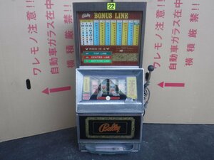 BALLY system Showa Retro game machine Junk slot coin Vintage SUPER CONTINENTAL Roo let treasure lever super Conti flannel 