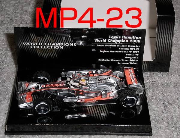 Amazon | PMA ミニチャンプス 1/43 マクラーレン MP4-23 2008年