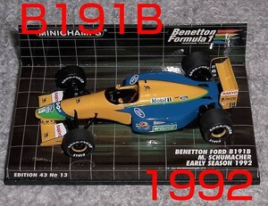 1/43 ベネトン フォード B191B シューマッハ 1992 序盤戦 BENETTON FORD