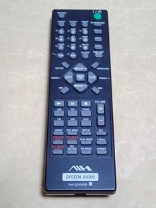 〈 AIWA MDステレオシステム 用 リモコン RM-Z20062B 147893111 SONY 〉