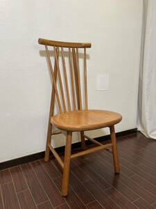 Akita Woodwork Windsor Windsor Chair ② Винтажный стул Combbac Blace Back Staud Retro