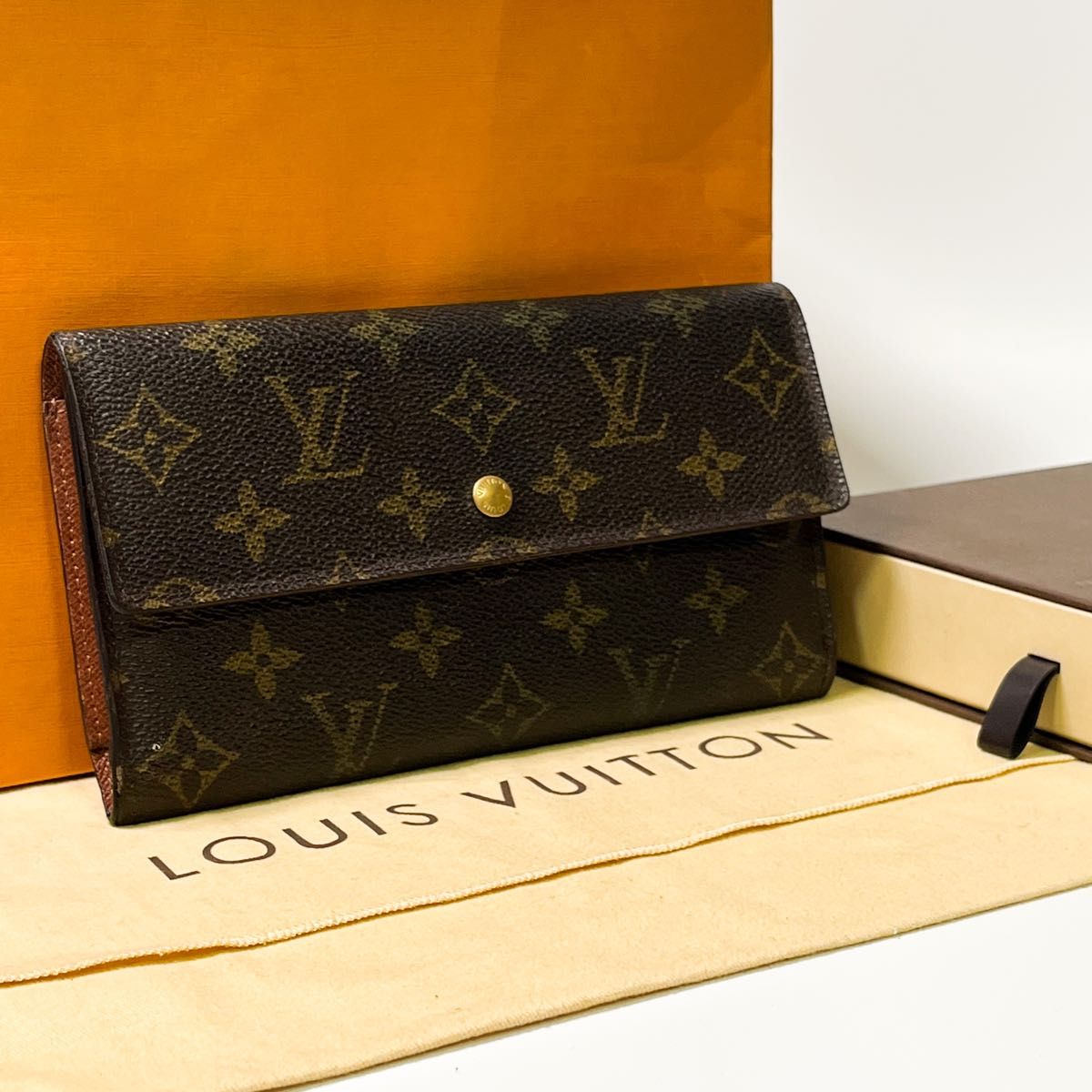 PayPayフリマ|ルイヴィトン LOUIS VUITTON モノグラム ポルトフォイユ ...