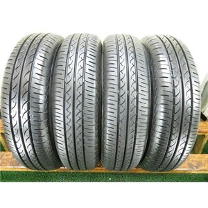 2020～2021年製 9～9.5分山 ヨコハマ BluEarth AE01 145/80R13 75S 4本/札幌市手渡し可/中古オンロードタイヤ(夏タイヤ)ワゴンR A3_48