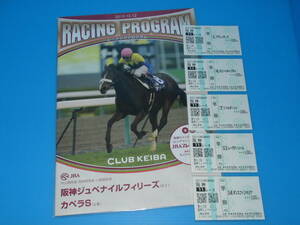 送料無料 懐かしの単勝馬券＋RP ★レーヴディソール 現地的中ほか5頭 阪神 2010.12.12 阪神競馬場 即決！競馬 ウマ娘 ホエールキャプチャ