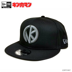 匿名送料無料 ★キン肉マンアパレル New Era 9FIFTY KINマーク刺繍☆サテン（Black）/ベースボールキャップ/帽子/20周年記念ロゴ入/ 即決！