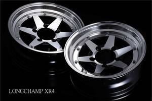 【ロンシャンＸＲ４】16インチｘ6.0JJ ±０（16x6.0）BP（ブラックポリッシュ）ｘ４本セット ジムニー・シエラ　JB74W他 ※5/139