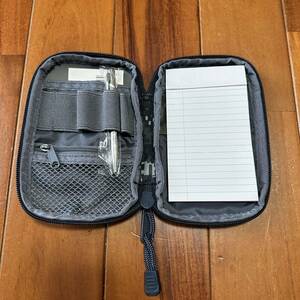 沖縄 米軍放出品 Code Alpha Tactical Gear Walking Wallet with Pad and Pen メモ帳 ノート ペン (管理番号CD62)