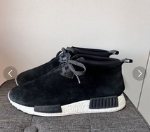 ★レア モデル★ adidas アディダス NMD C1 チャッカ ブーツ スウェード ブラック size JP 27.5 cm US 9 1/2 UK 9 FR ITALY 43 1/2_画像2