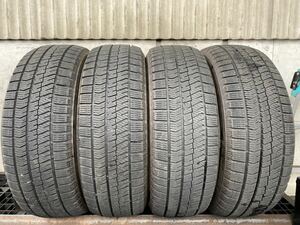 R1550　☆深溝スタッドレス☆美品☆ BSブリヂストン BLIZZAK VRX2　225/60R17 99Q　4本価格　2018年製