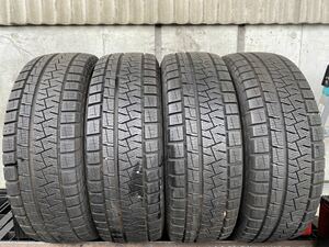 J1563　☆☆美品☆☆深溝スタッドレス☆ PIRELLI ICE ASIMMETRICO 195/65R15 91Q　4本価格　2019年製