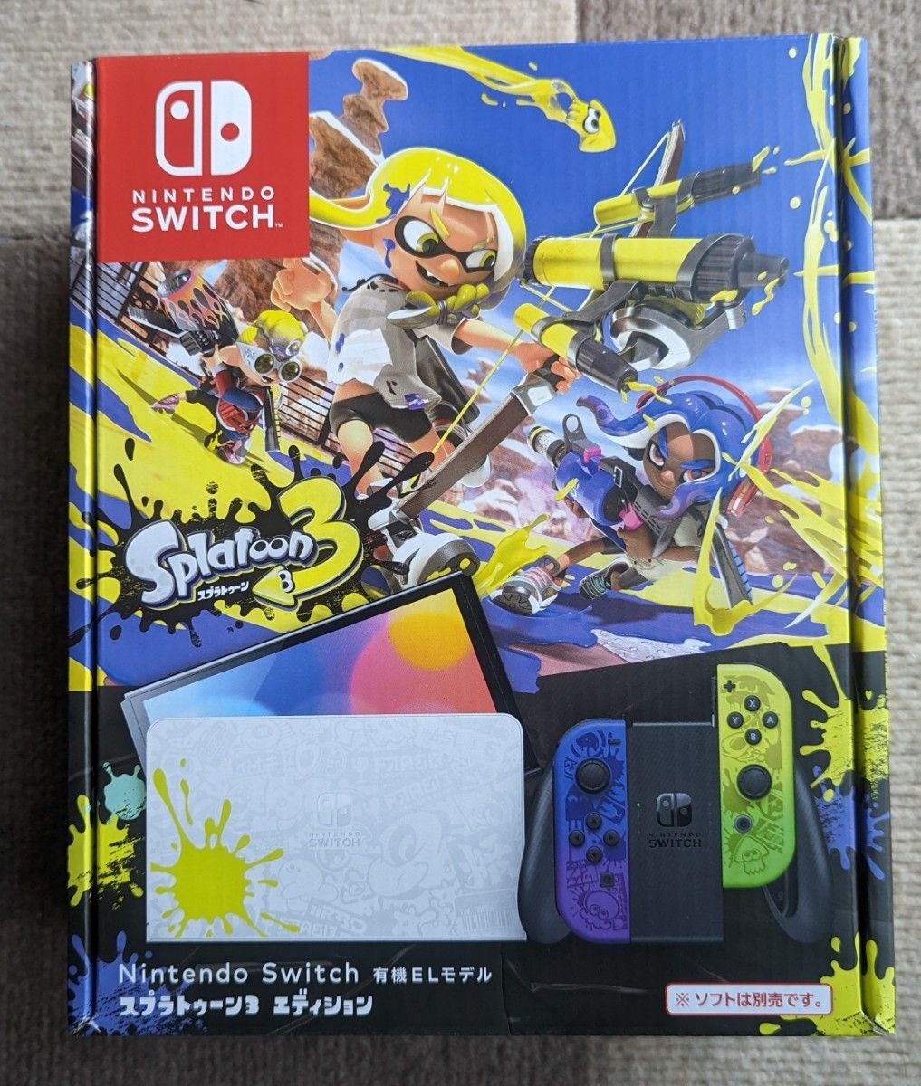 PayPayフリマ|Nintendo Switch(有機ELモデル)スプラトゥーン3 ...