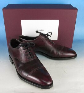 MYF13321 JOHN LOBB ジョンロブ フィリップ2 PHILIP2 パンチド キャップトゥ シューズ ミュージアムカーフ 7E 美品