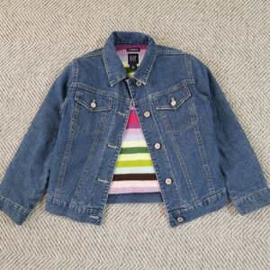 GAP KIDS Gジャン　デニムジャケット　130　裏地ニット