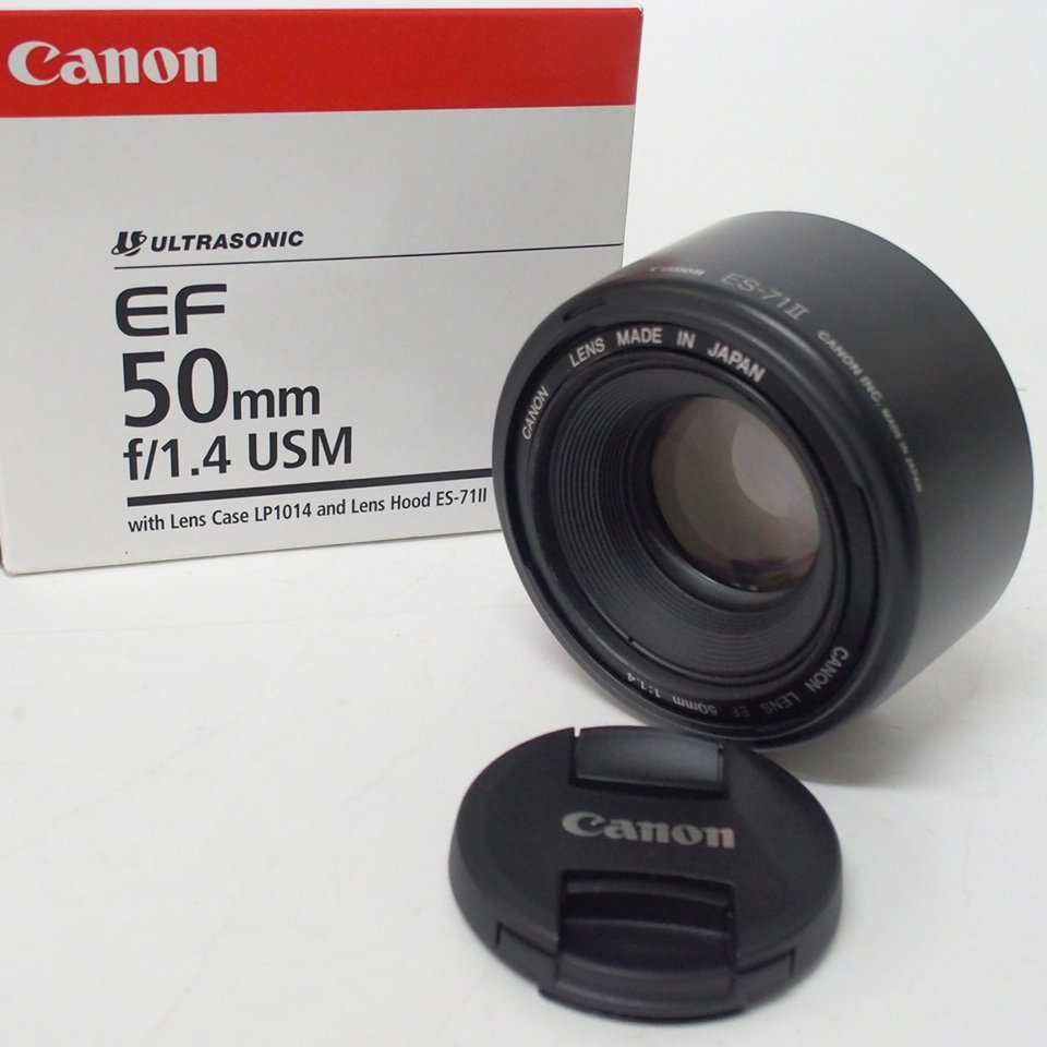 Canon キャノン EF 50mm 1:1.4 ULTRASONIC 一眼レフ カメラ レンズ ES