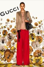 2012.Pre-Fall 国内正規美品 ■ GUCCI/グッチ テーラードジャケット ブレザー キャメル100% 1B 希少/貴重 秋冬 ビジネスカジュアル_画像1