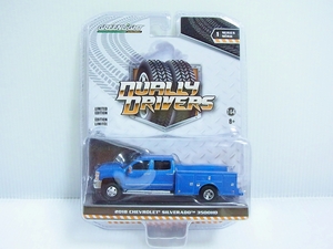 1/64 GREENLIGHT DUALLY DRIVERS 2018 CHEVROLET SILVERADO 3500HD シボレー デューリー シルバラード