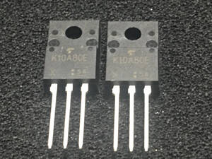 東芝　パワーMOSFET　TK10A80E　800V　10A　40個