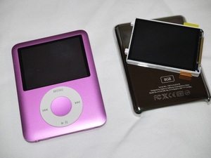 Ipod nano 第3世代 液晶ディスプレー交換用セット８GB用（４GB用、対応可）