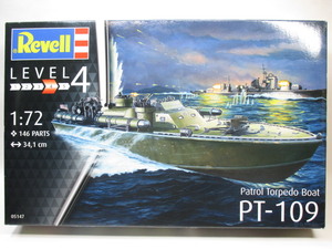 ★Revell★レベル★1:72 Patrol Torpedo Boat PT-109★1/72 アメリカ海軍 偵察魚雷艇★[模型・プラモデル・プラモ・Model kit]★