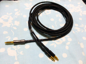 ATH ADX5000 SR9 MSR7b MOGAMI 2534 + 4N純銀撚り線 六芯 4.4mm5極 トープラ販売 200cm 長め (変更可 A2DC ESW750 ESW950 ESW990h ESW950S