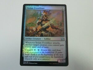 MTG 美品 【ヨーティアの前線兵（FOIL）】 （アンコモン） 兄弟戦争 BRO 英 2枚迄