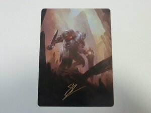 MTG 美品 【山（52/81）】 （箔押しサイン入りアートカード） 兄弟戦争 BRO 英 2枚迄