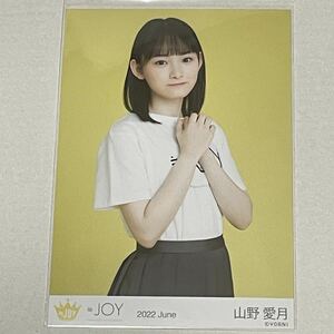 山野愛月 生写真 Tシャツ 2022.June チュウ 二アリーイコールジョイ ニアジョイ ≒JOY グッズ