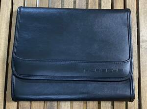 Porsche Genuine Leather Instruction Manual Case ◆ ポルシェ 純正本革 取扱説明書ケース（車検証入れ）