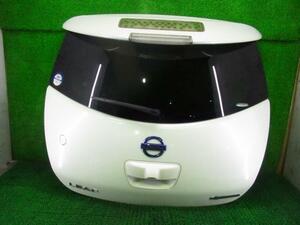 日産 リーフ G ZAA-ZE0 バックドア リアゲート リアハッチ トランク ゲート QX1 ホワイトパール M2L3 K010M-3NAMB