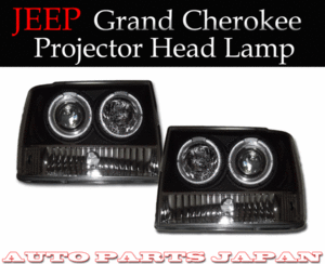  Chrysler Grand Cherokee LED икаринг передняя фара чёрный ZG40 ZG52 янтарь ref Япония свет ось бесплатная доставка 